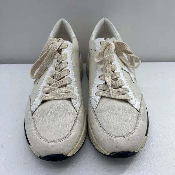 White‎ Raven Size 7.5 Sneakers Fashion Style Tennis Shoes Star Women's Lace Up - Image 4