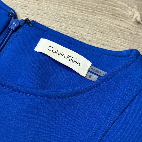•CALVIN KLEIN• BLUE DRESS - Image 4