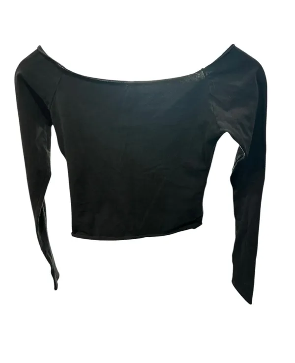 Brandy Melville long sleeve v neck crop size tag 3 - Image 3