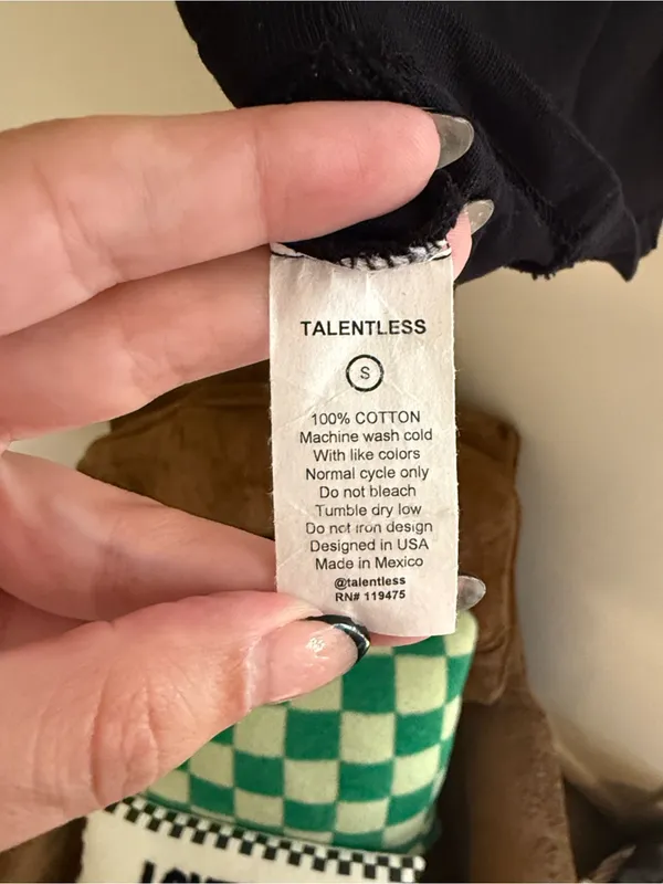 Talentless Cropped Muscle Tee - Image 5