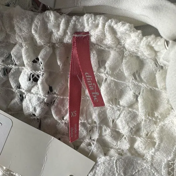 Francesca’s Dina Be Ivory Lace Bralette Size XS - Image 5