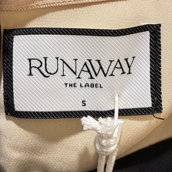 Runaway The Label Cecilia Strapless Maxi Dress Black Cream Size Small 4 NWT New - Image 15