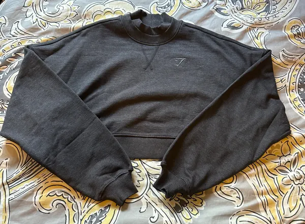 Gymshark Rest Day Sweater Crop - Image 2