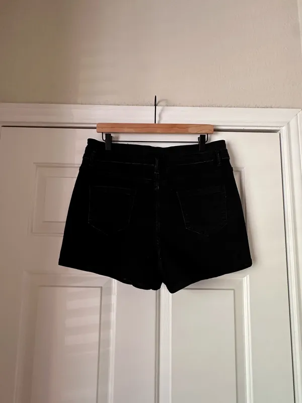 Pink Pistol Sunshine & Rodeo Black Fringe Shorts - Image 6