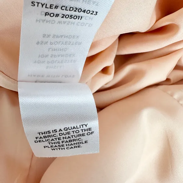 NEW Lulus Red Carpet Romance Peach Satin Square Neck Maxi Dress Formal Medium - Image 12