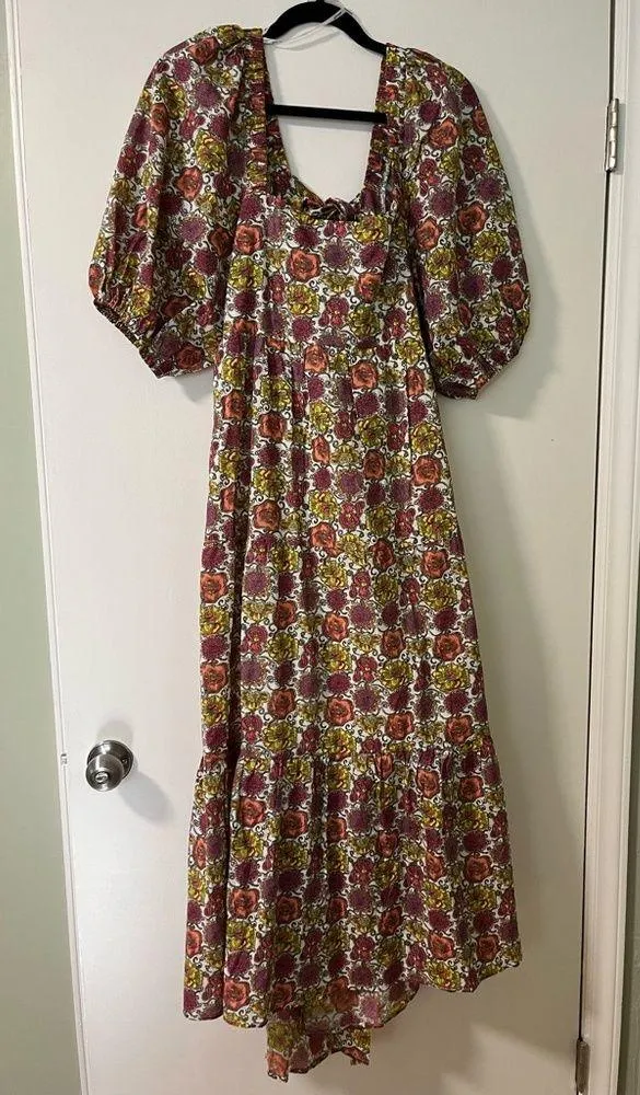 MINKPINK NWT Yasamin Tiered Midi Floral Dress Size XXL - Image 5