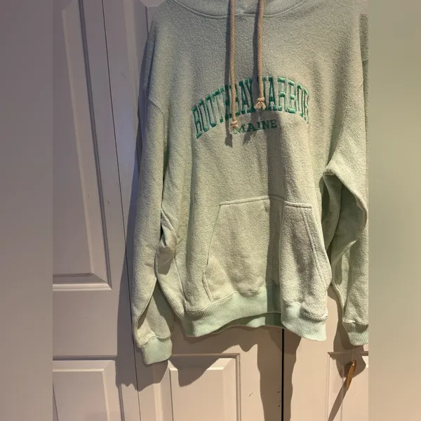 Basix of America Mint Green Graphic Hoodie - Image 4