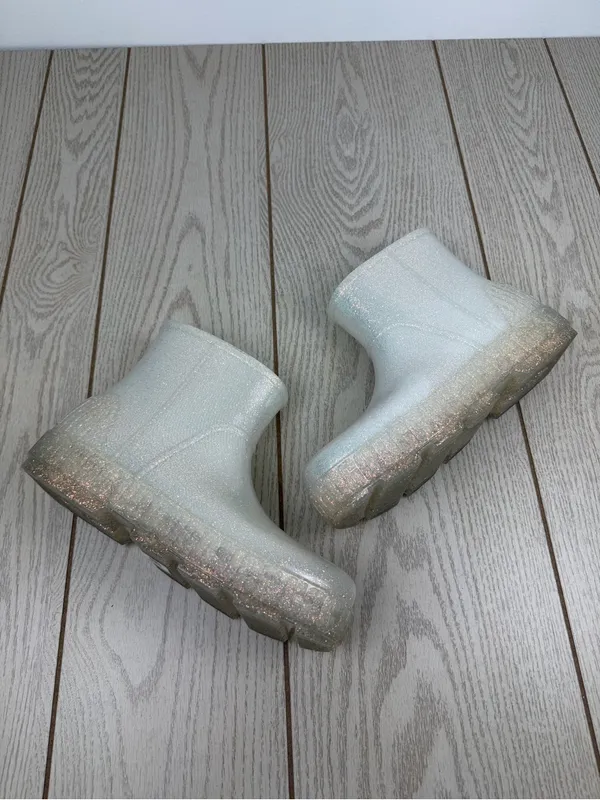 UGG Women's Drizlita Glitter Glam Waterproof Rain Booties US11 - Image 3