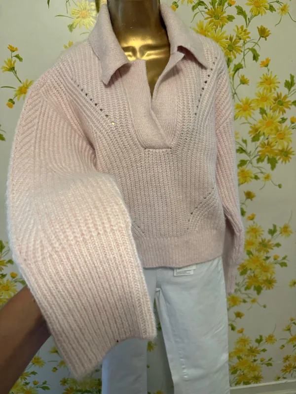 Ryegrass pullover sweater size L Pink Size L - Image 4