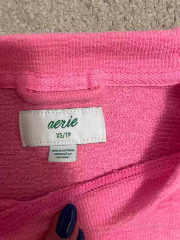 Aerie hot pink sweatshirt - Image 2
