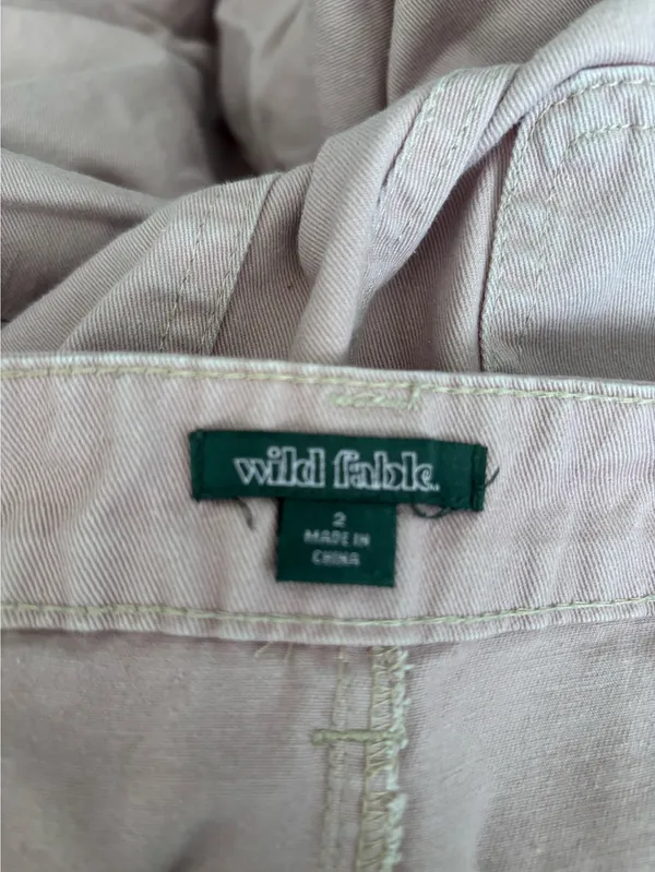 Salmon Wild Fable Cargo Wide-Leg - Image 3