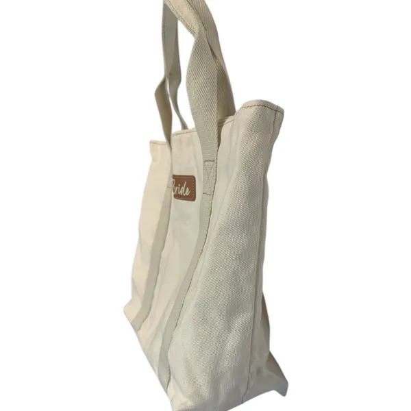 Bride Canvas Tote Bag Wedding Day Essentials Bridal Shower Honeymoon Gift - Image 2