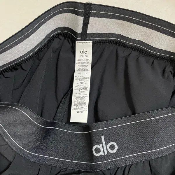 Alo Yoga NWT Suit Up Trouser Regular Lightweight Straight Leg Black Size S - Image 14
