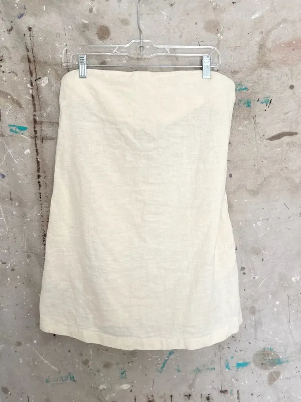 Free People Free-est Essentially the Best Cotton-Linen Mini Dress - Image 4