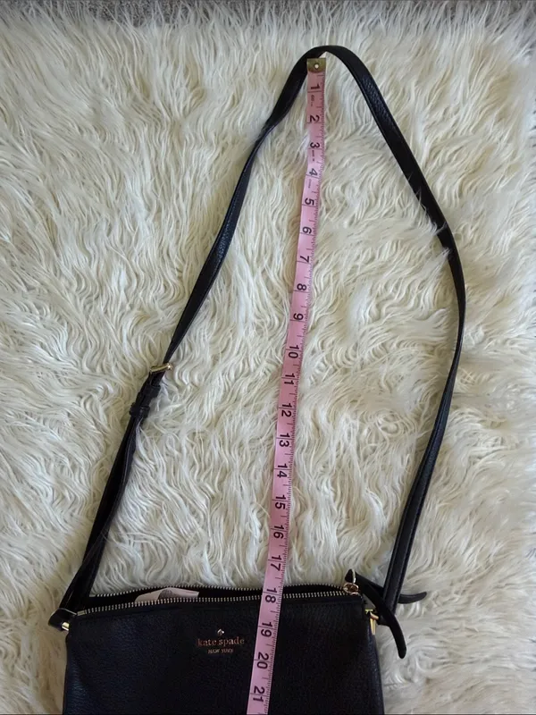 Kate Spade Lelia Triple Gusset Crossbody Black - Image 10