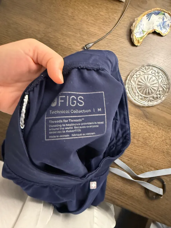 FIGS High-Rise Zamora Jogger Scrub Pants navy - Image 2
