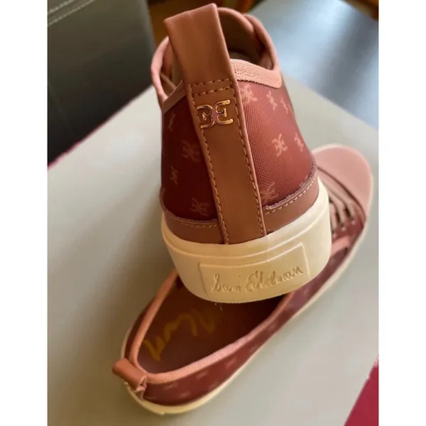 Sam Edelman Evelyn, Pink EE Mesh Women Sneakers‎ - Image 3