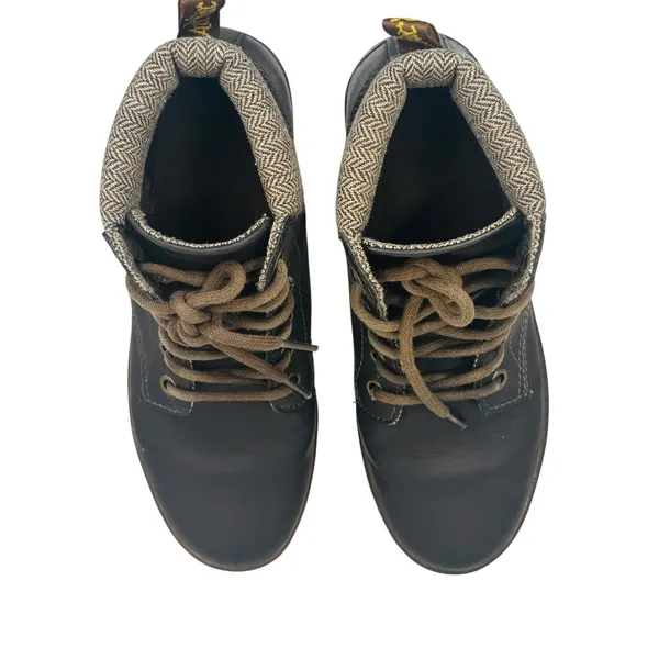 Dr. Martens Nalli‎ Brown Leather Ankle Boots Womens 6 UK4 EU37 Herringbone Lace - Image 7