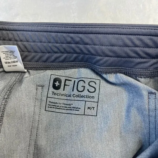 Figs High Waisted Graphite Livingston Basic Scrub Pants Medium Tall Women - Image 5
