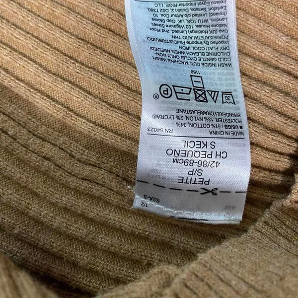 Banana-republic Women's Tan and Brown Dress - Image 8