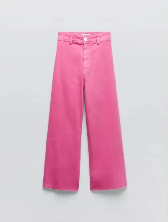 Nwot‼️ Zara Zw The Marine Straight Jeans Us 4 - Image 8