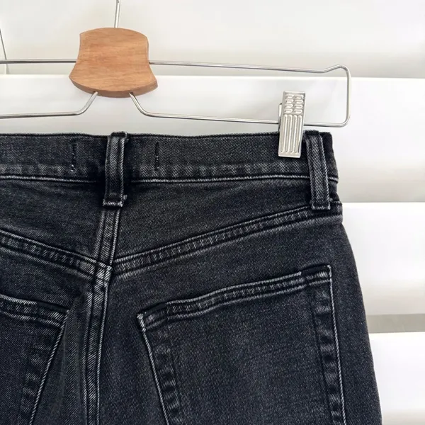 Abercrombie Fitch Curve Love 90’s Slim Straight Ultra High Rise Jeans 25/0 Short - Image 11