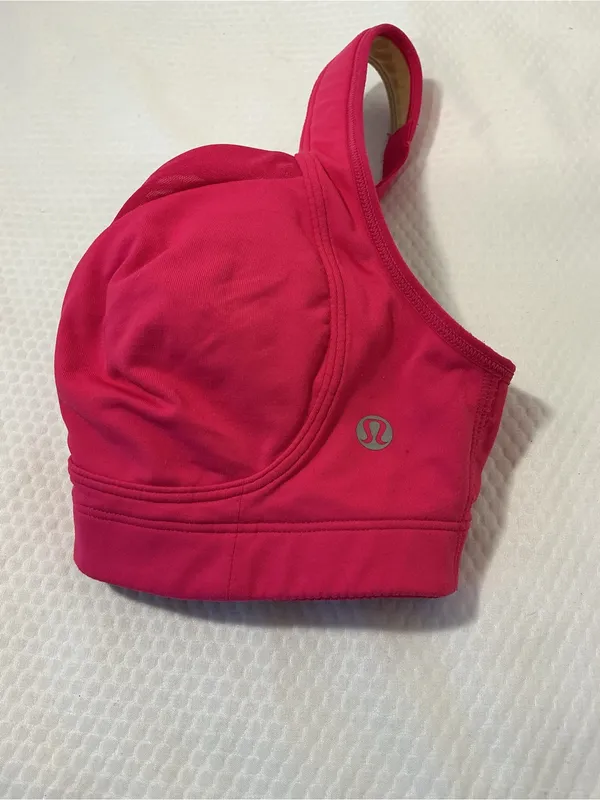 lululemon athletica Pink Molded-Cup Support Sports Bra - Image 3