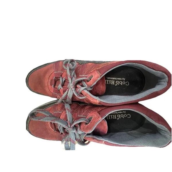 Cobb Hill New Balance Women's Red Leather Waterproof Sneakers Size 9.5 Comfort - Image 5