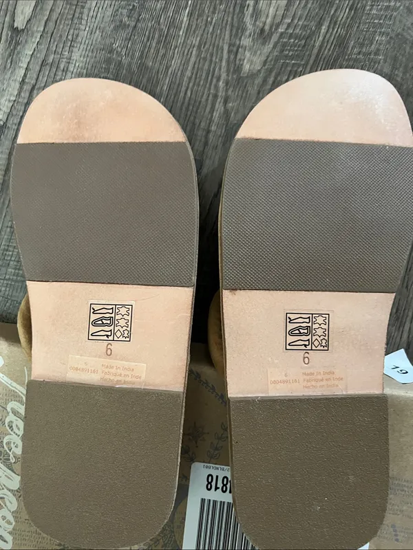 Free People Hadden Cinnamon Clay Suede Toe-Post Sandals - Image 4