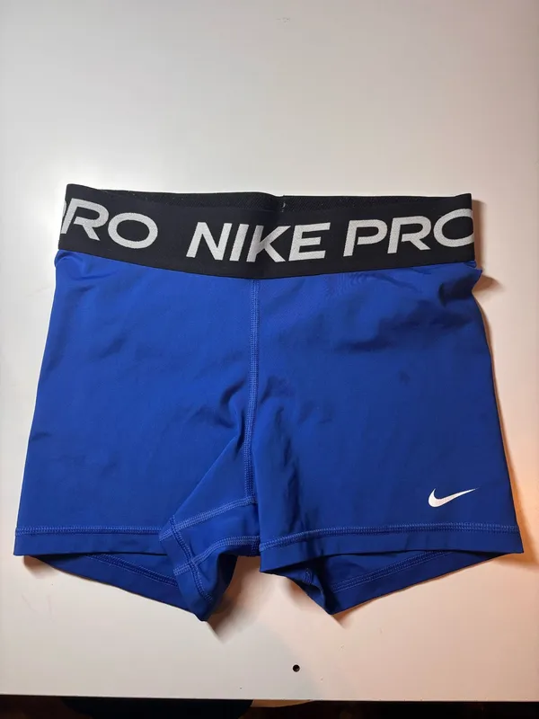 Nike Pro Spandex Dri-Fit Shorts 3" Blue Navy - Image 4