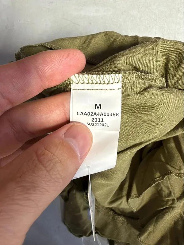 Cupshe Womens Tiered Ruffle Skort Olive Green Size Medium NWT - Image 4
