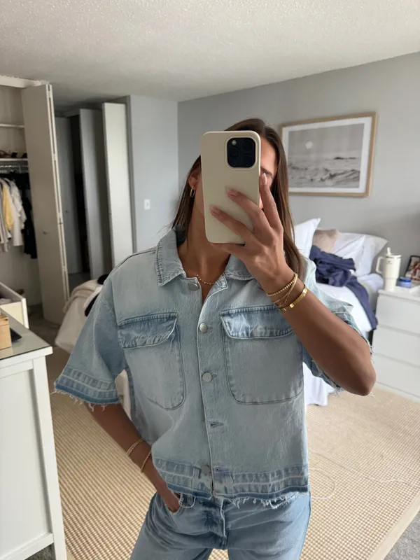 Denim shirt Blue - Image 2