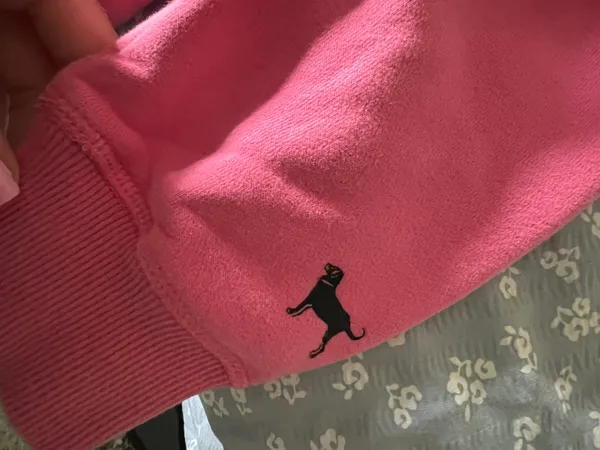 Pink Black Dog Jacket - Image 6