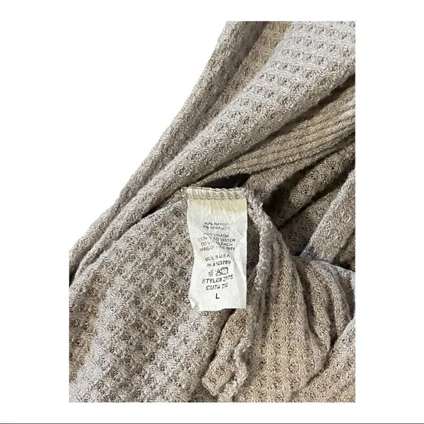 West Of Melrose Gray Open Back Long Sleeve Knit Top - Image 5