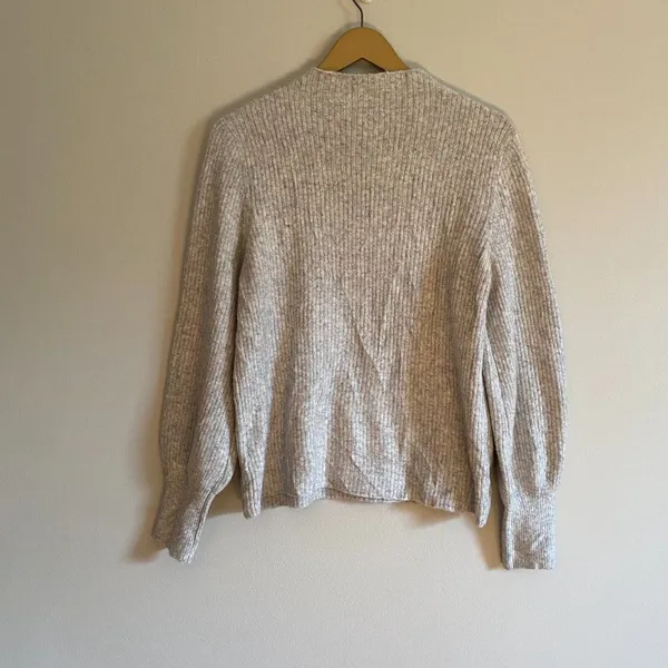 J. Crew Wool Blend Ribbed Sweater - Image 9