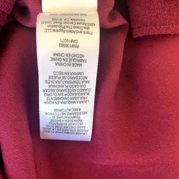 NWT Dress The Population Shiloh Tie Back Halter Dress in Dark‎ Magenta - Image 11