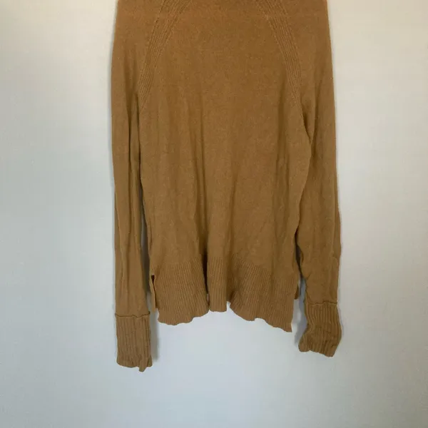 J. CREW Women's Brown Turtleneck sweater M AF023 Merino Wool Alpaca Blend Preppy - Image 12