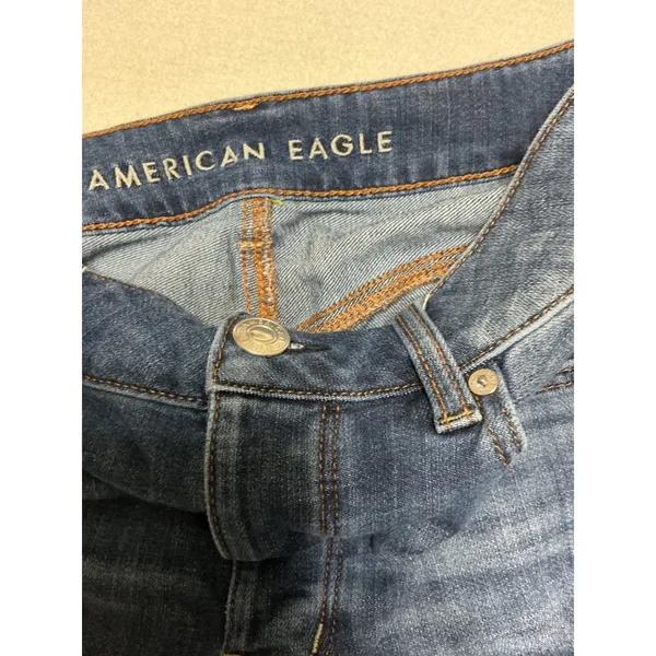 American Eagle Womens Jeans 6 X-Short Medium Wash Straight Leg Denim 0601 - Image 3