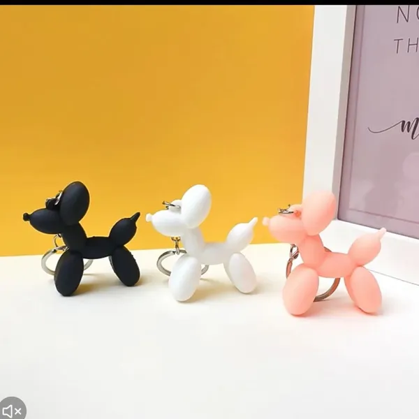 Dog Balloon Animal Keychain - Image 3