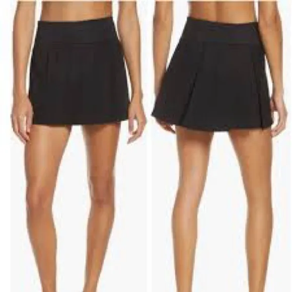 Spanx get Moving Black Pleated Tennis Skort Size Extra Small NWOT‎ - Image 2