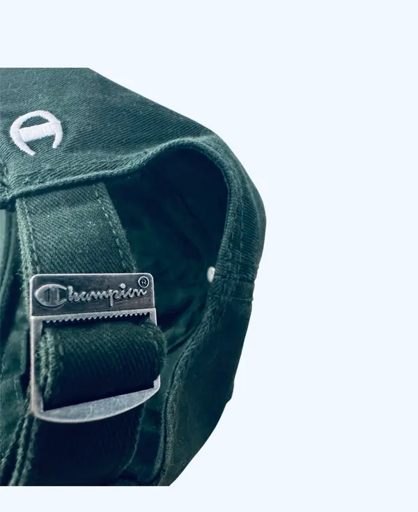 Major Motion Pictures Studios / Tv Show Wardrobe SCREEN-USED OSFA green rams champion strap back sports basketball cap CUSTOM MADE - Image 2