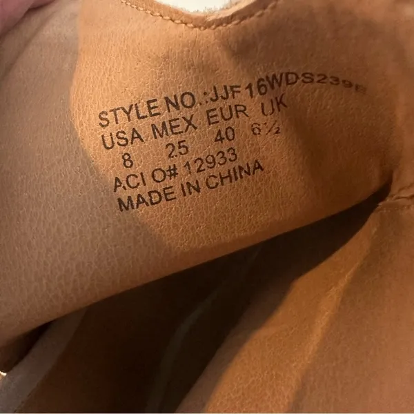 Cream‎ Peep-Toe Heels Joe's Jeans size 8 - Image 6