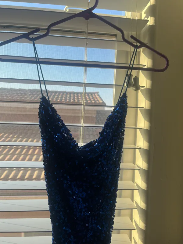 Windsor Blue sparkly  dress - Image 5
