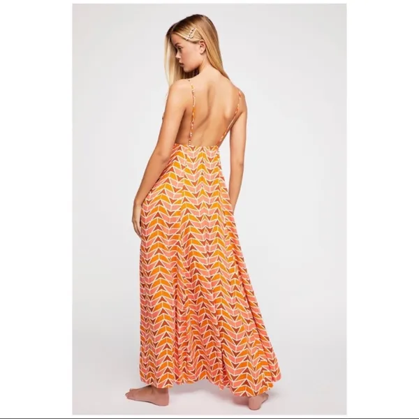 Free People • • Siren Wrap Maxi Dress Size Large - Image 3