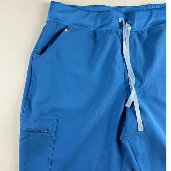 FIGS Women's Zamora Jogger Scrub Pants - Limited Blue XL PO#2679 - Image 3