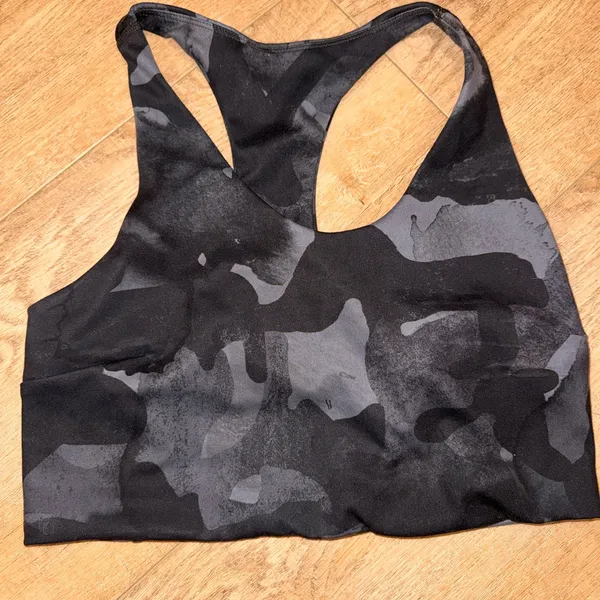 ⭐️Zella Dusty Rose & Black Printed Racerback Sports Bra - Image 2