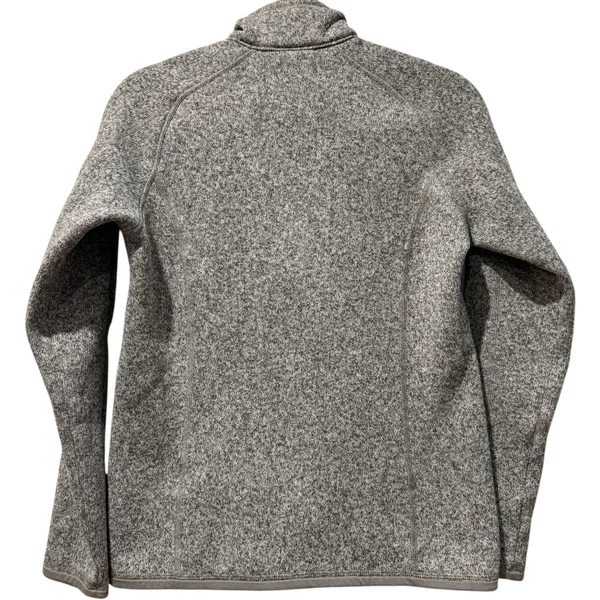 Patagonia Women's Better Sweater 1/4-Zip Fleece Pullover Jacket Light GraySmall - Image 2