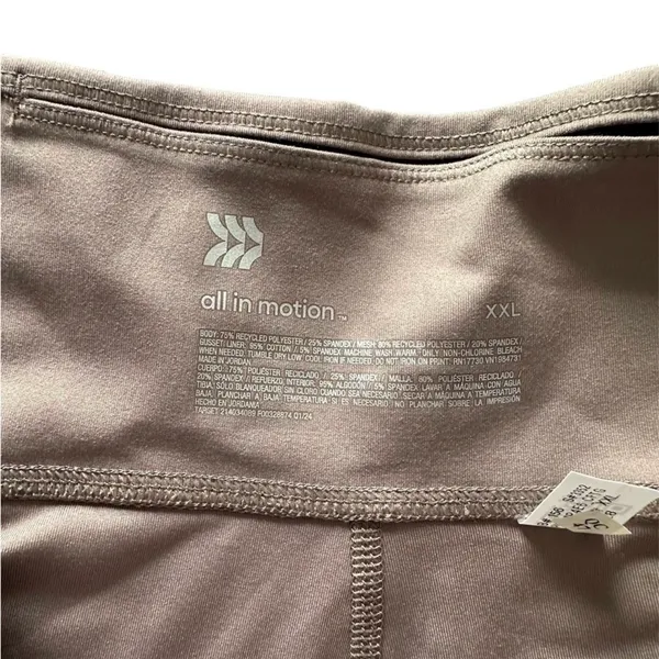 All in Motion Brushed Sculpted High Rise Dark Brown Leggings Size XXL - Image 3