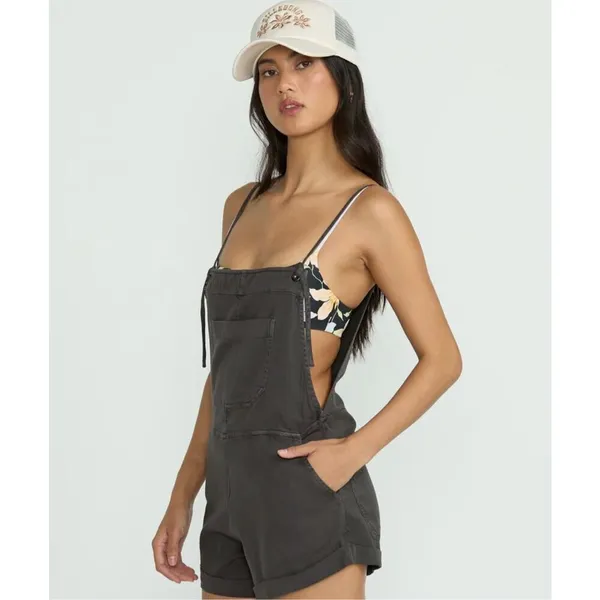 ✨Billabong Wild Pursuit Off Black Sz Medium Romper✨ - Image 2