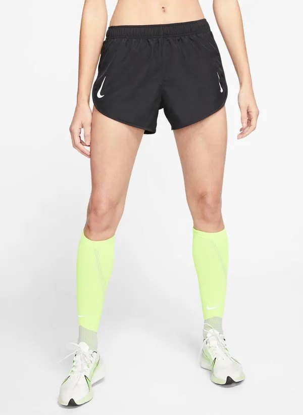 Nike Women's Black Athletic Shorts - Image 2